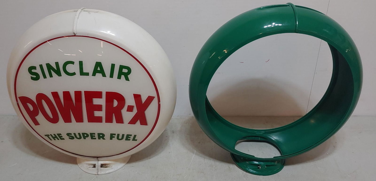 Sinclair pump globe w/glass plates (1 of 13)