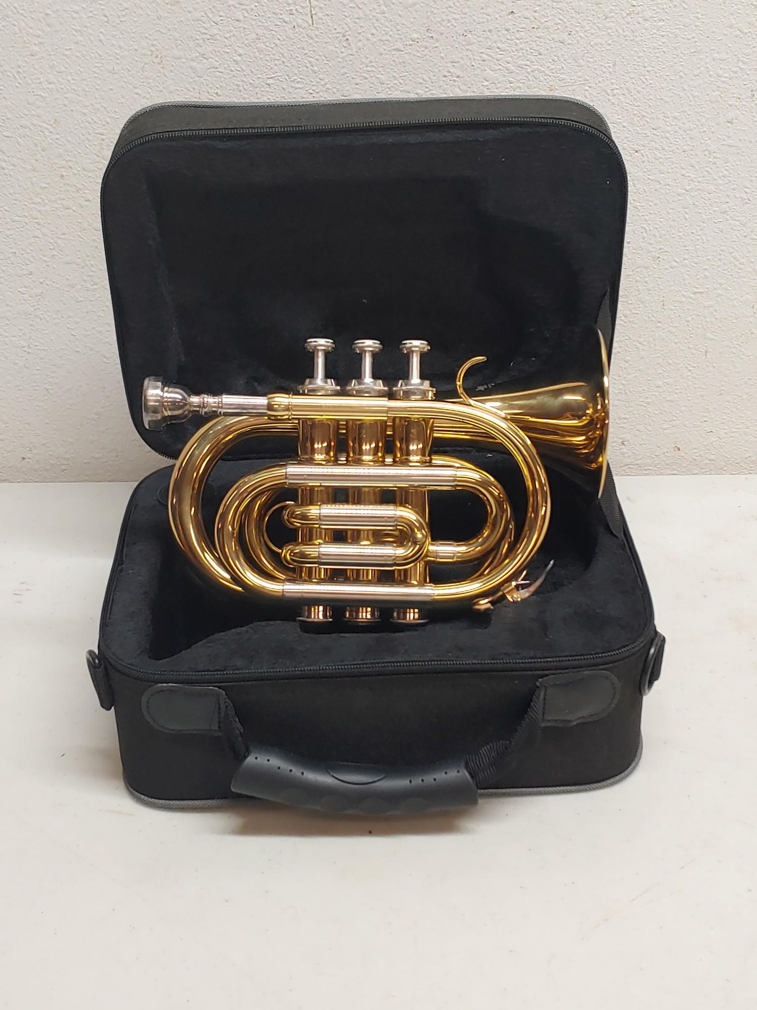 Jean Baptiste Pocket Trumpet with Case (1 of 7)
