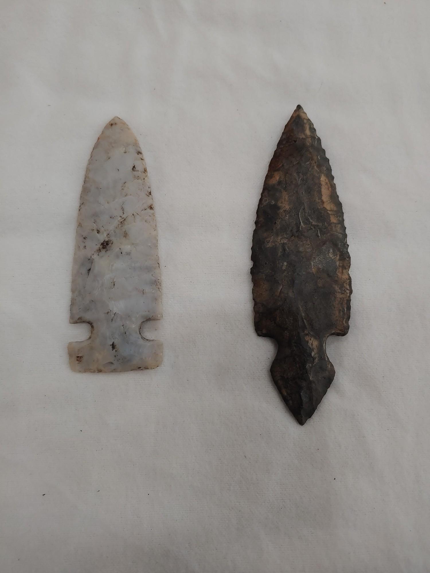 Native American Spear Tip, 4.25" ,  4" Long (1 of 13)