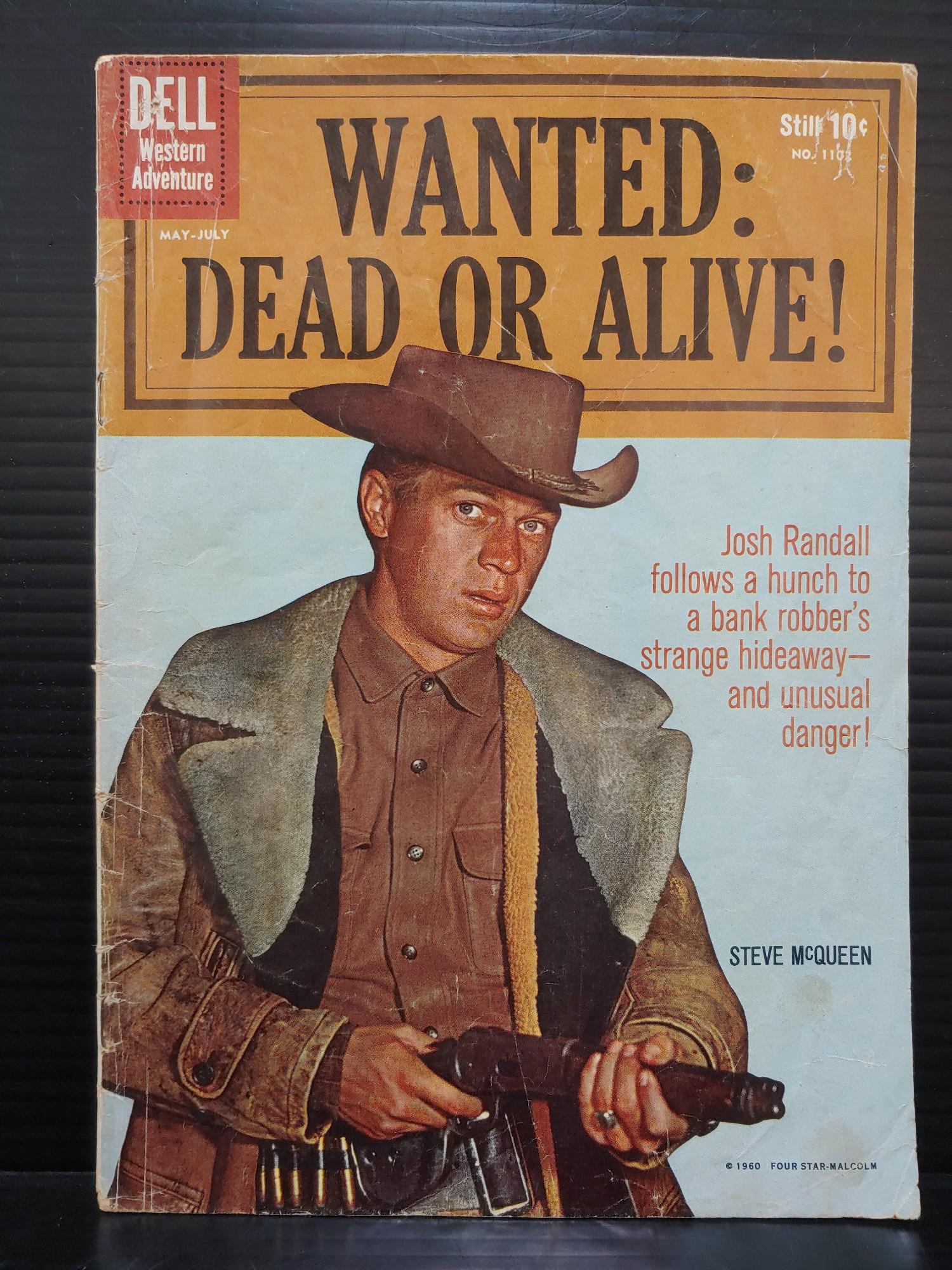 1960 Dell Wanted Dead or Alive 10 Cent Comic (1 of 4)