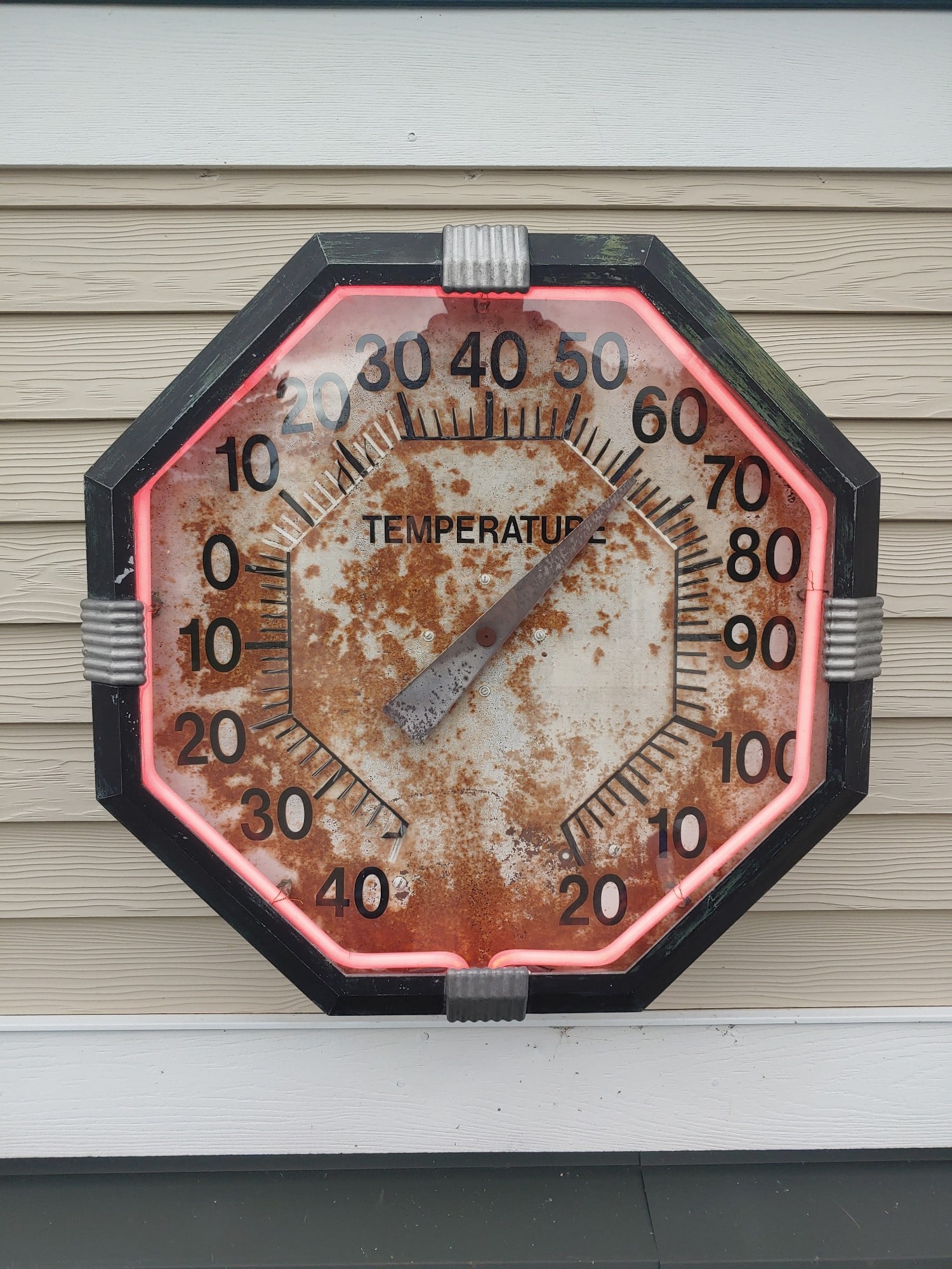 Octagon Outdoor Thermometer Gauge (1 of 6)