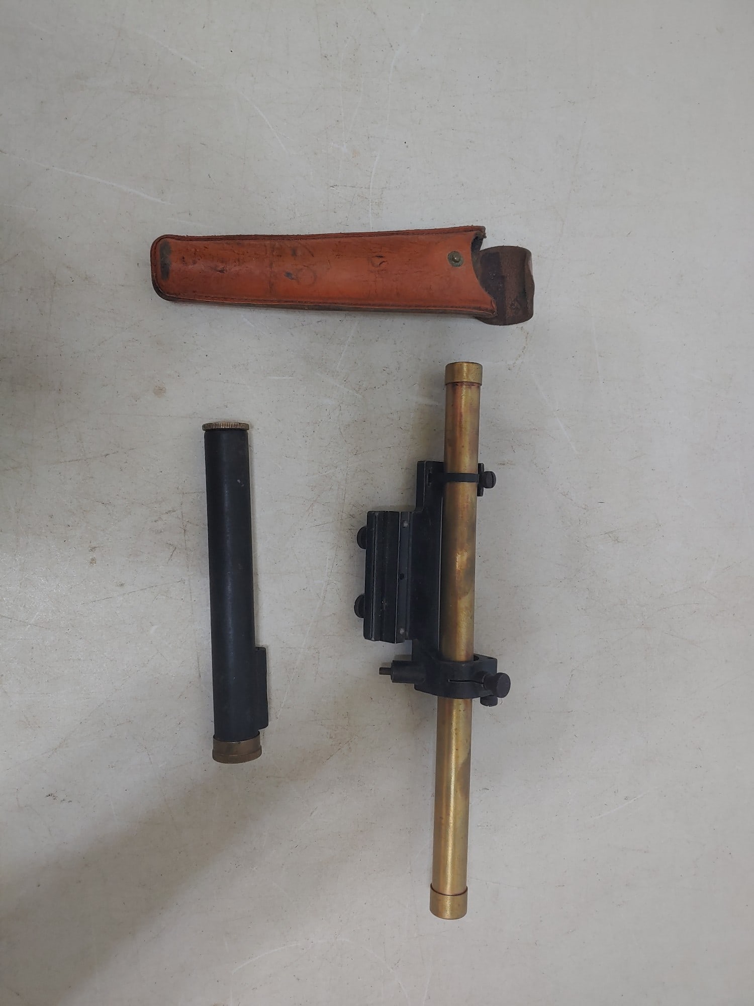 2 Scopes Brass Side Mount Scope Telescope (1 of 8)