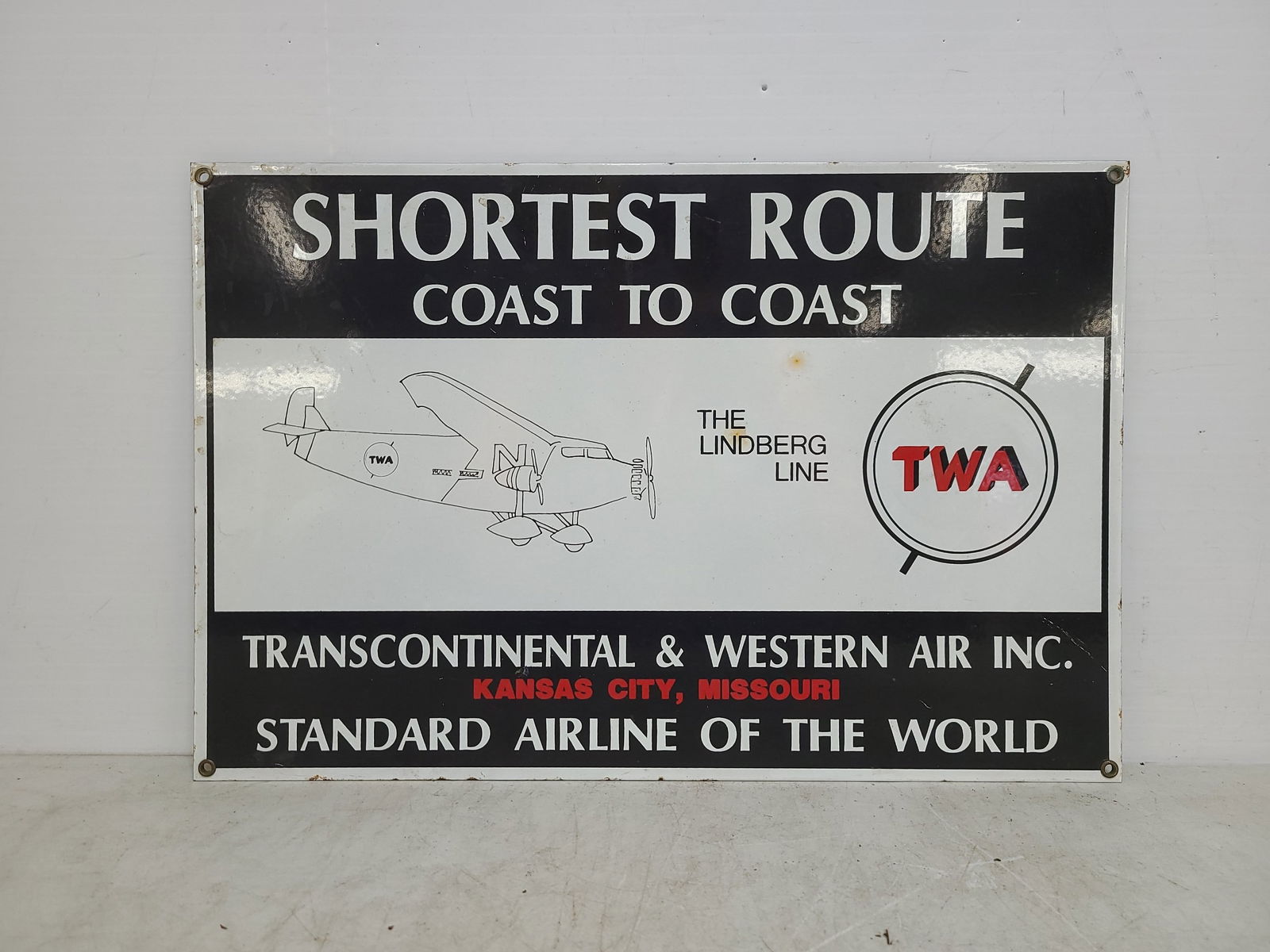 SSP TWA Airline Sign (1 of 5)