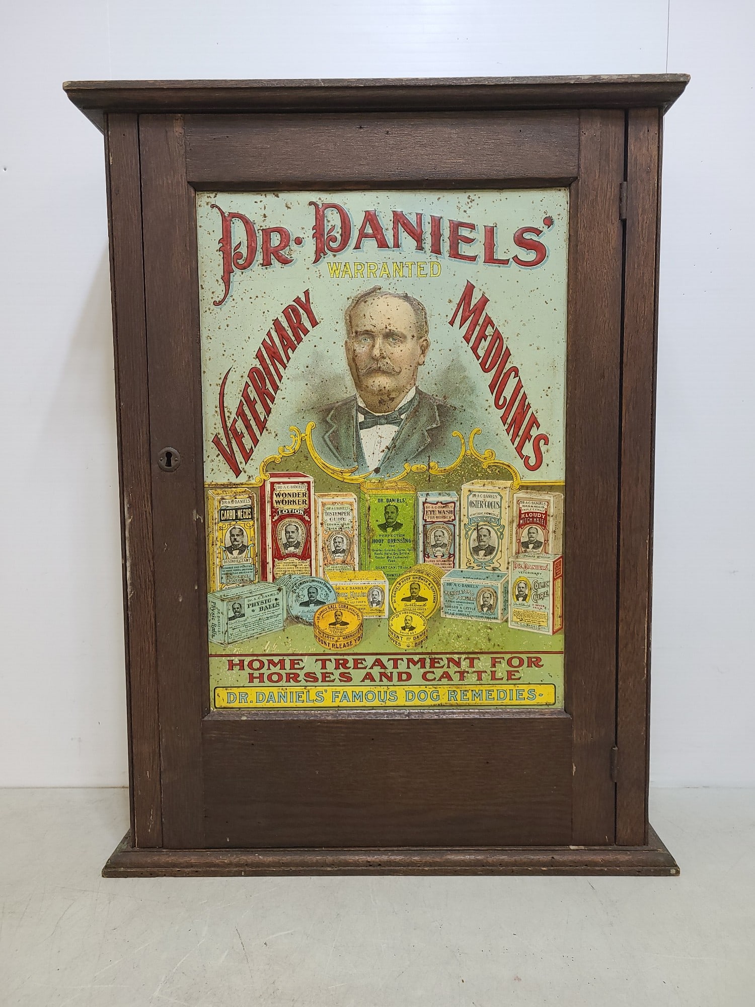 Dr Daniel's Veterinary Medicines Cabinet. SST Embossed Front (1 of 9)
