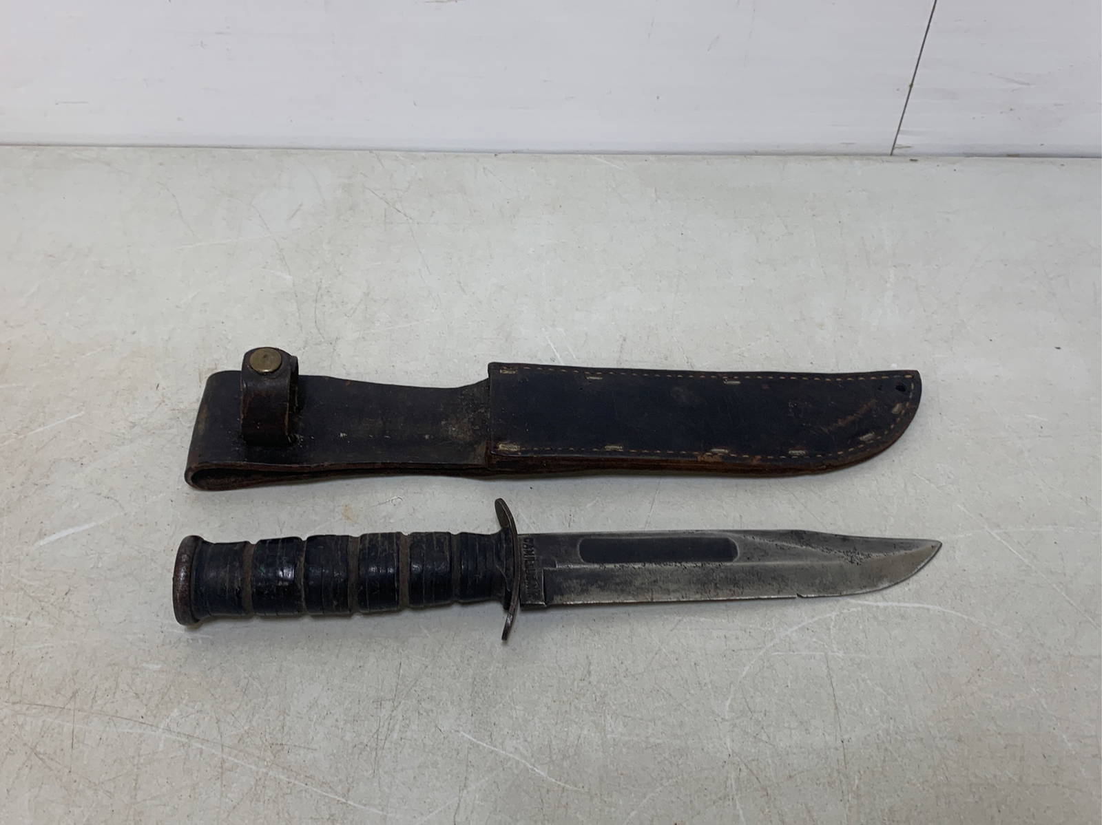 Usmc Survival Knife With Sheath Auction