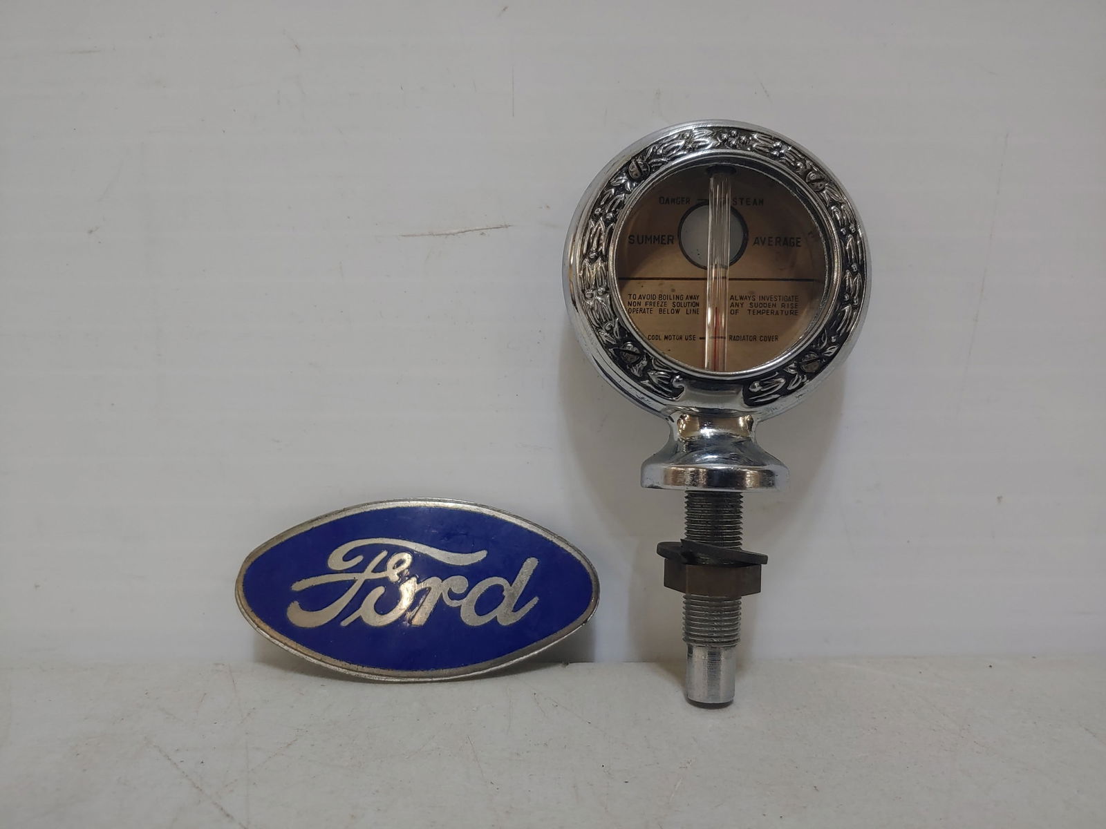 Ford Moto Meter & Ford Oval Sign (1 of 4)