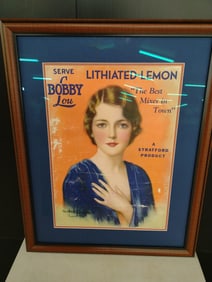 Lithiated-Lemon Advertising Art by W. Haskell Coffin