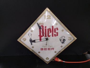 Piels Beer Advertising Clock