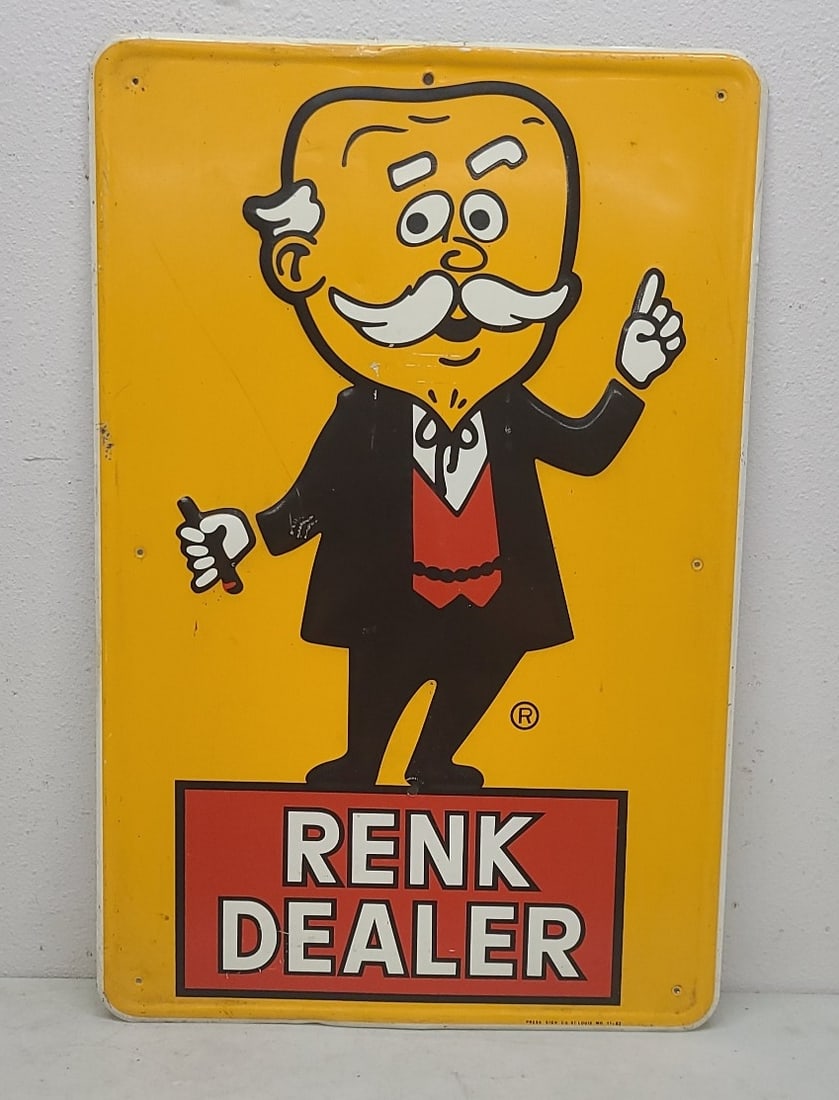 SST Embossed, Renk Dealer Seed Sign: 27" x 18"