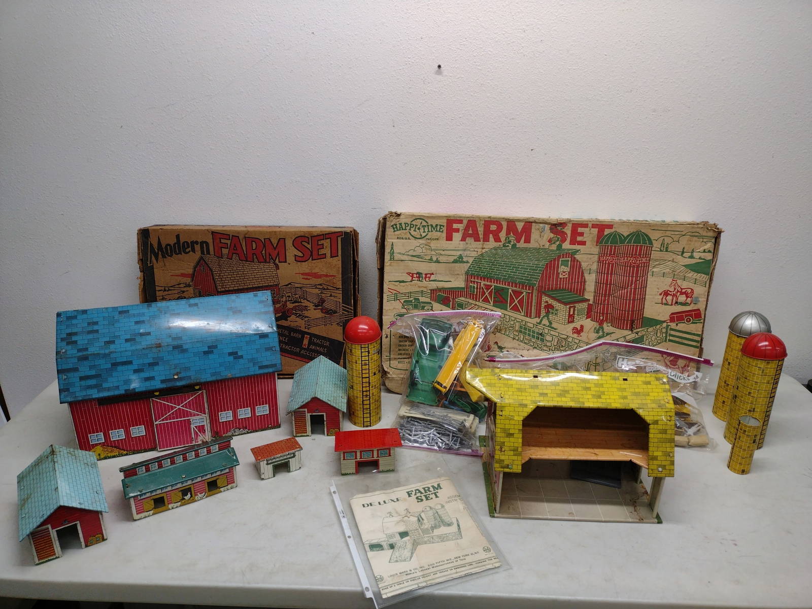 Vintage Toy Model Farm Sets With Original Boxes Auction