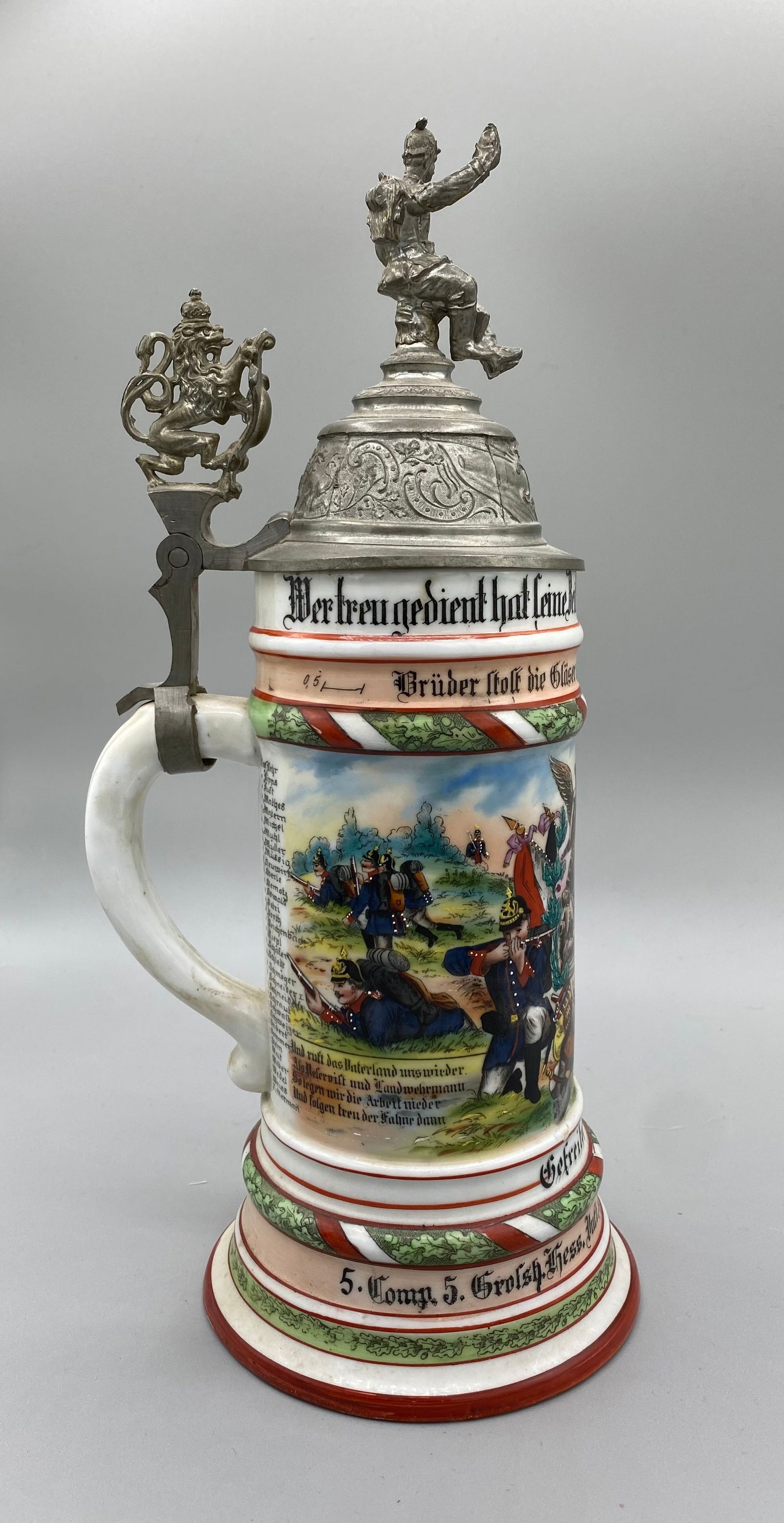 Regimental Lithophane Beer Stein Germany (1 of 7)