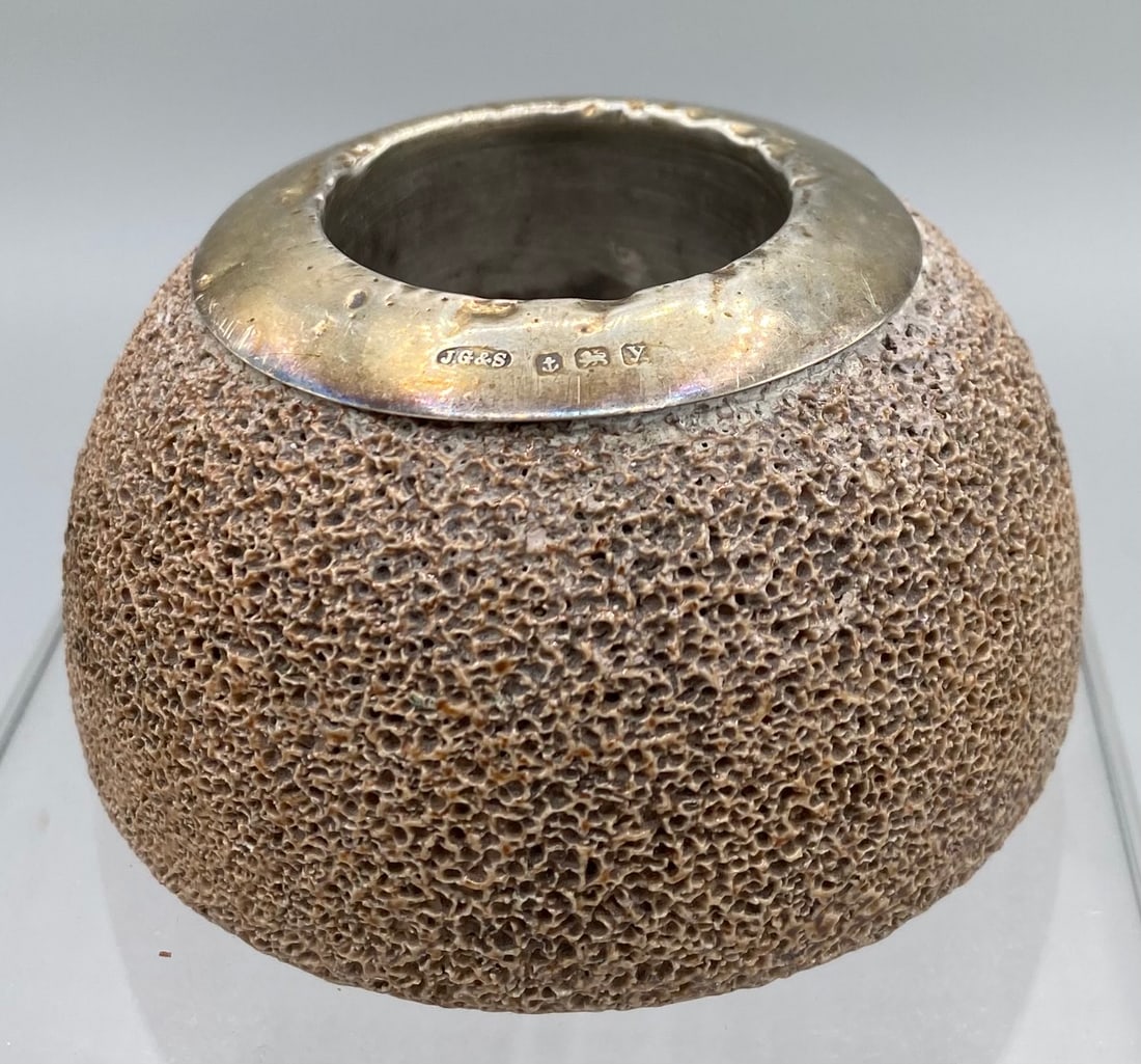 Royal Doulton & Sterling Silver Match Striker 1923 (1 of 5)