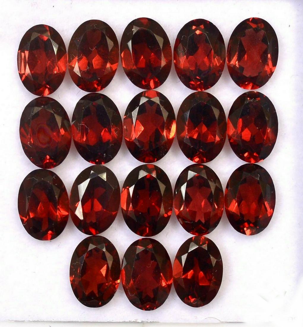 Red Garnet 5x3 MM Oval Faceted Cut 100 Pieces (1 of 5)