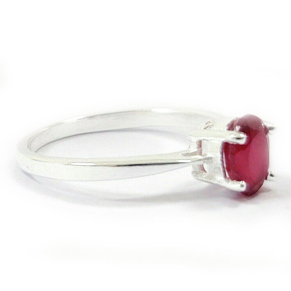 RUBY 925 STERLING SILVER RING (1 of 4)
