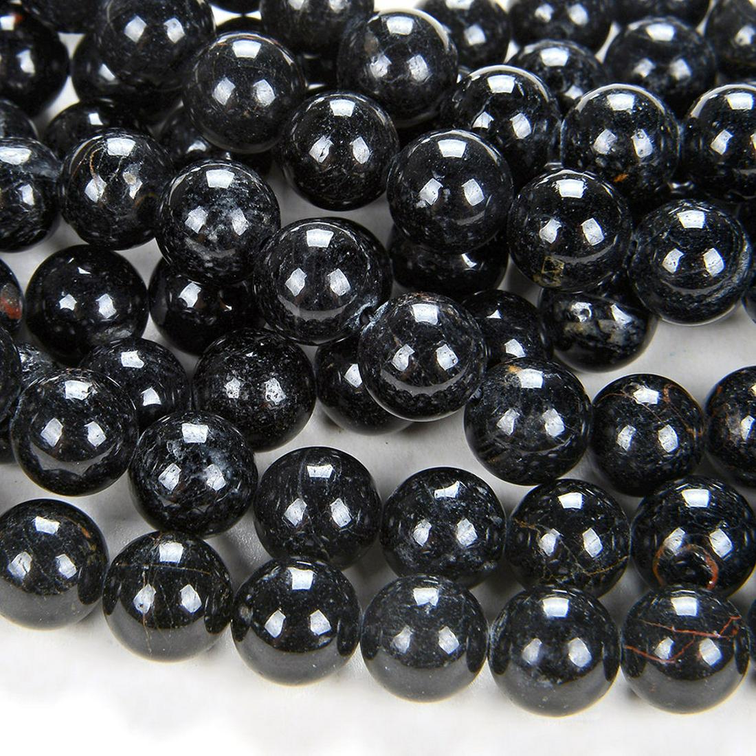 Natural Black Tourmaline Gemstone 6 mm Round Smooth Plain Beads 5 Strand: Natural Black Tourmaline Gemstone 6 mm Micro Round Smooth Plain Beads Rondelle 5 Strand 15.5 Inches Each Product Type : Loose Beads Strand Gemstone : Black Tourmaline Beads Shape : Round Smooth Plain 