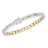 Citrine Gemstone 925 Sterling Silver Tennis Bracelet