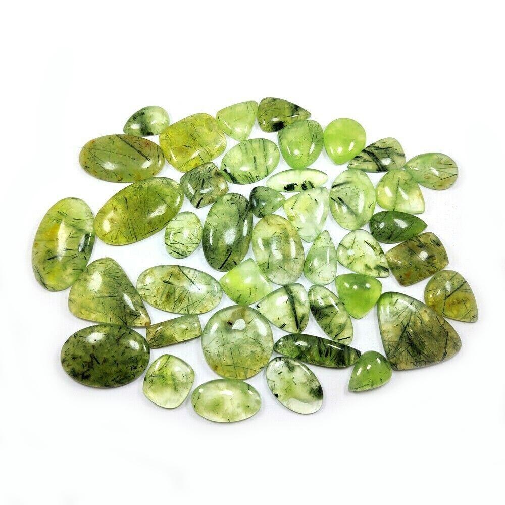 Natural Prehnite Gemstone Mix Shape 1000 Cts. (1 of 2)