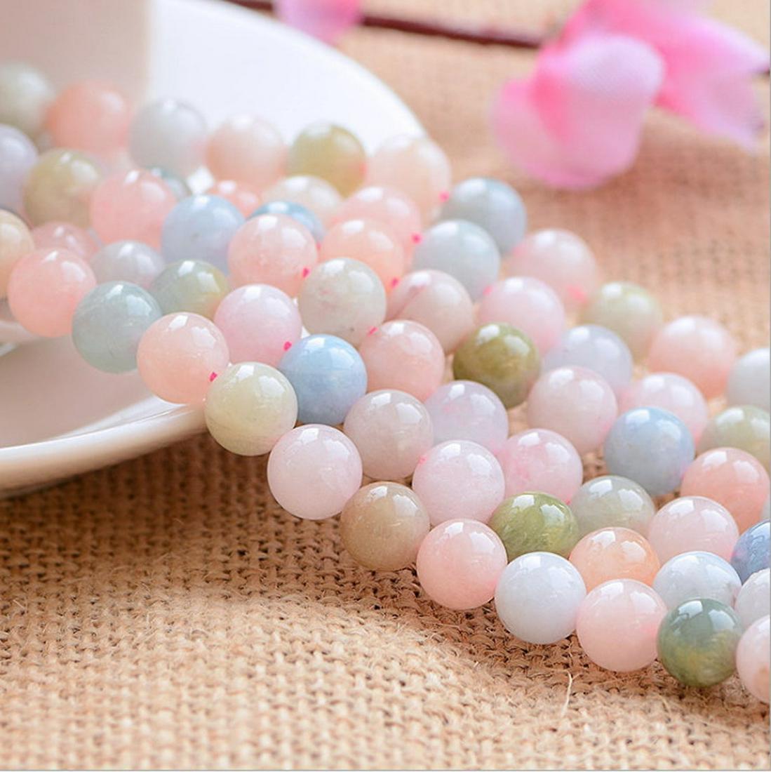 Natural Multi Morganite Gemstone 8 mm Round Smooth Plain Beads 5 Strand: Natural Multi Morganite Gemstone 8 mm Micro Round Smooth Plain Beads Rondelle 5 Strand 15.5 Inches Each Product Type : Loose Beads Strand Gemstone : Multi Morganite Beads Shape : Round Smooth Plain Be