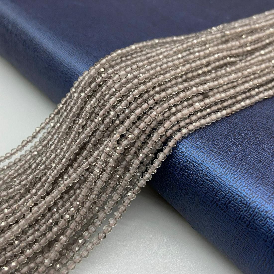 Natural Ice Obsidian Gemstone 2 mm Round Faceted Cut Beads 10 Strand: Natural Ice Obsidian Gemstone 2 mm Micro Round Faceted Cut Beads Rondelle 10 Strand 15.5 Inches Each Product Type : Loose Beads Strand Gemstone : Ice Obsidian Beads Shape : Round Faceted Cut Beads Siz