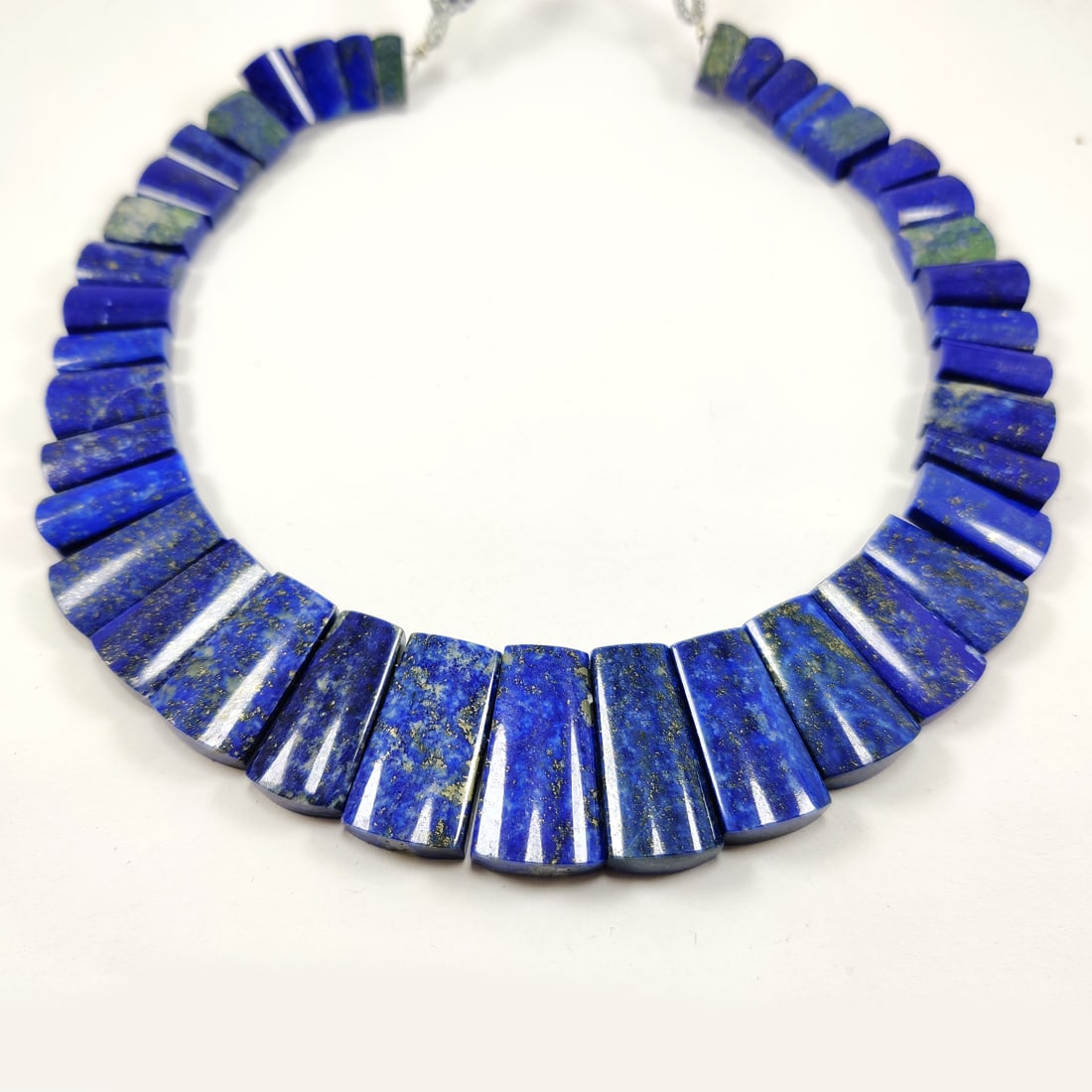 Natural Lapis Lazuli Gemstone Hand Carved Necklace (1 of 4)