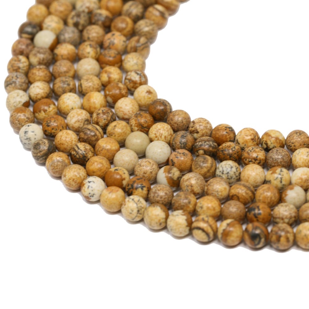Natural Picture Jasper Gemstone 4 mm Round Smooth Plain Beads 10 Strand: Natural Picture Jasper Gemstone 4 mm Round Smooth Plain Beads 10 Strand Product Type : Loose Beads Strand Gemstone : Picture Jasper Beads Shape : Round Smooth Plain Beads Size : 4 mm Quantity