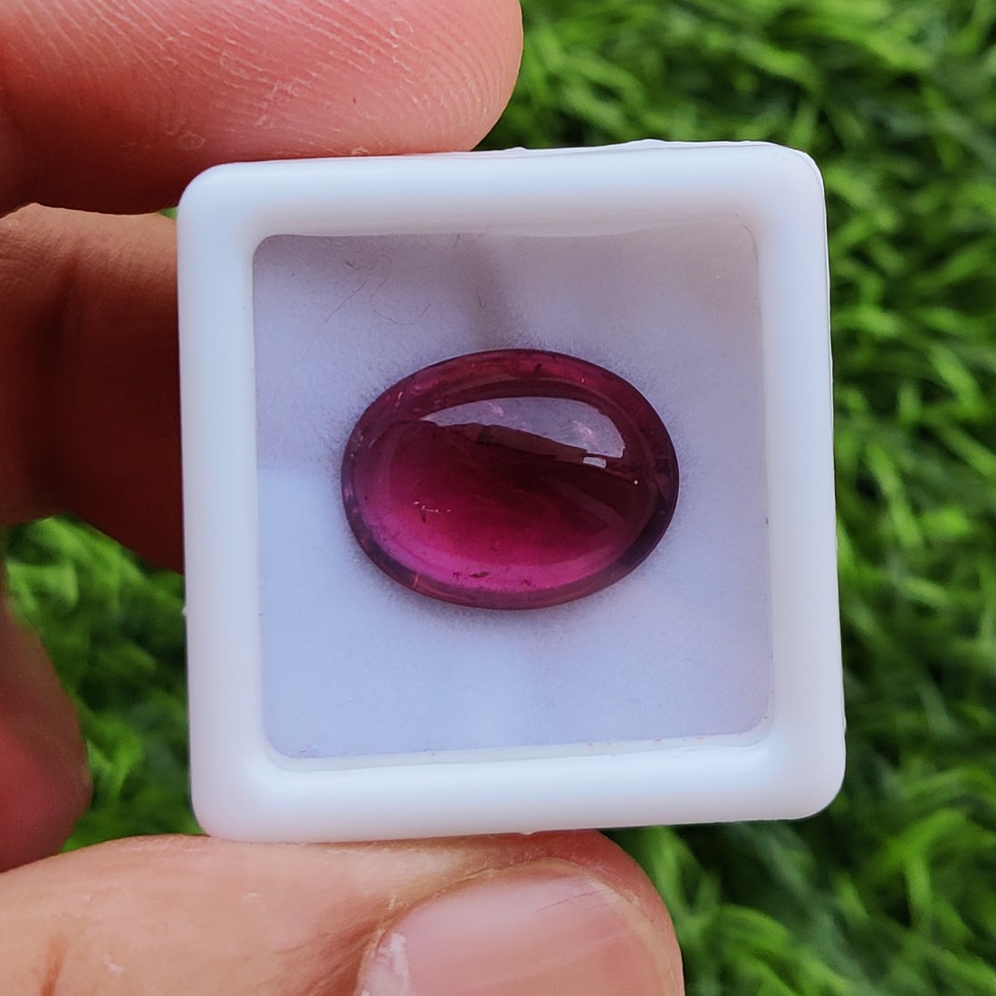Natural Tourmaline Oval Cabochon 8.2 Carats Gemstone (1 of 4)