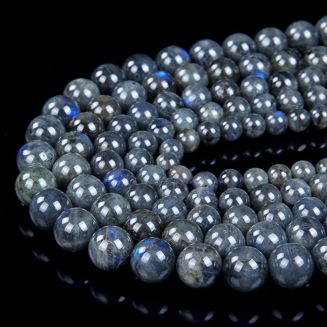Natural Labradorite Gemstone 6 mm Round Smooth Plain Beads 5 Strand (1 of 3)