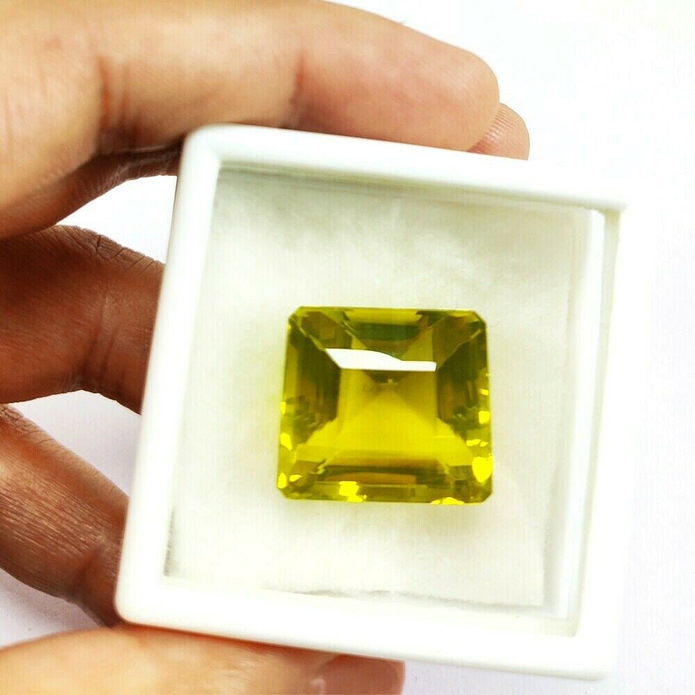 Natural Lemon Quartz Octagon Faceted Cut 57.15 Carats Gemstone: Natural Lemon Quartz Octagon Faceted Cut 57.15 Carats Gemstone Gemstone : Lemon Quartz Stone Shape : Octagon Stone Cutting Type : Faceted Cut Stone Weight : 57.15 Carats Stone Measurement : </