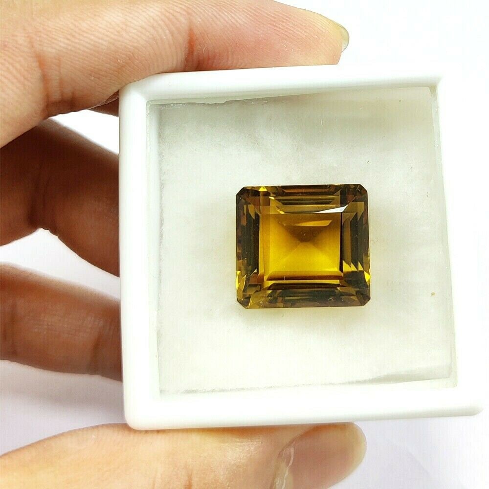 Natural Honey Quartz Emerald Faceted Cut 39.8 Carats Gemstone: Natural Honey Quartz Emerald Faceted Cut 39.8 Carats Gemstone Gemstone : Honey Quartz Stone Shape : Emerald Stone Cutting Type : Faceted Cut Stone Weight : 39.8 Carats Stone Measurement : </