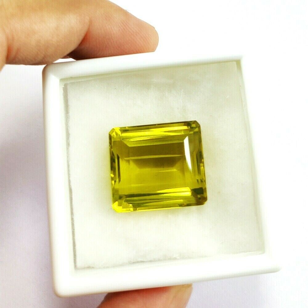 Natural Lemon Quartz Octagon Faceted Cut 41.3 Carats Gemstone: Natural Lemon Quartz Octagon Faceted Cut 41.3 Carats Gemstone Gemstone : Lemon Quartz Stone Shape : Octagon Stone Cutting Type : Faceted Cut Stone Weight : 41.3 Carats Stone Measurement :
