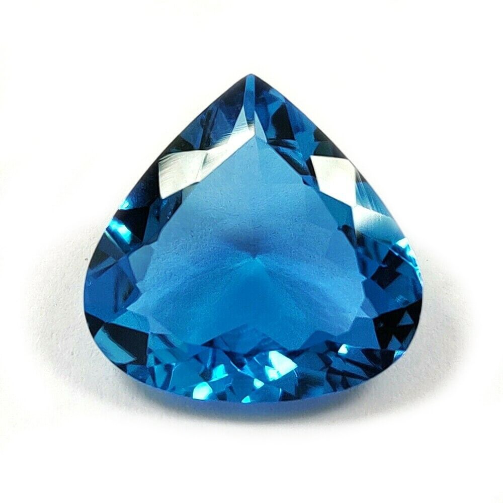 Natural Swiss Blue Topaz Heart Faceted Cut 18.31 Carats Gemstone: Natural Swiss Blue Topaz Heart Faceted Cut 18.31 Carats Gemstone Gemstone : Swiss Blue Topaz Stone Shape : Heart Stone Cutting Type : Faceted Cut Stone Weight : 18.31 Carats Stone Measurement