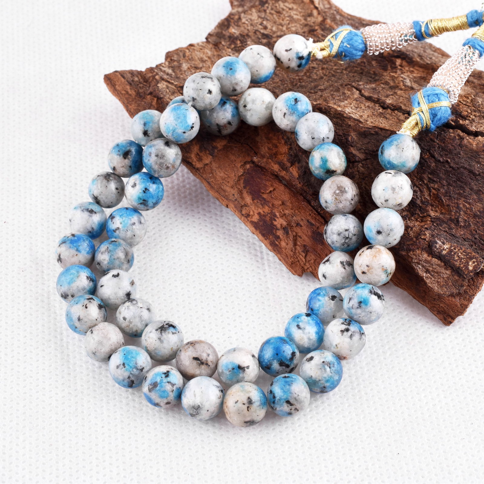 Natural K2 Japser Necklace 8 MM Round Smooth Beads Gemstone: NATURAL K2 JASPER GEMSTONE 8 MM ROUND SMOOTH BEADS ADJUSTABLE NECKLACE PRODUCT TYPE : NECKLACE MAIN STONE : K2 JASPER MAIN STONE SHAPE : ROUND MAIN STONE SIZE : 8 MM BEADS TYPE : SMOOTH BEAD