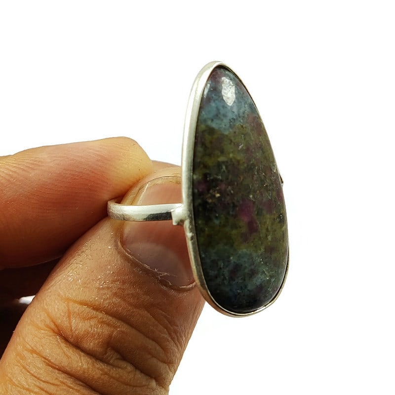 RUBY KYANITE 925 STERLING SILVER RING (1 of 2)