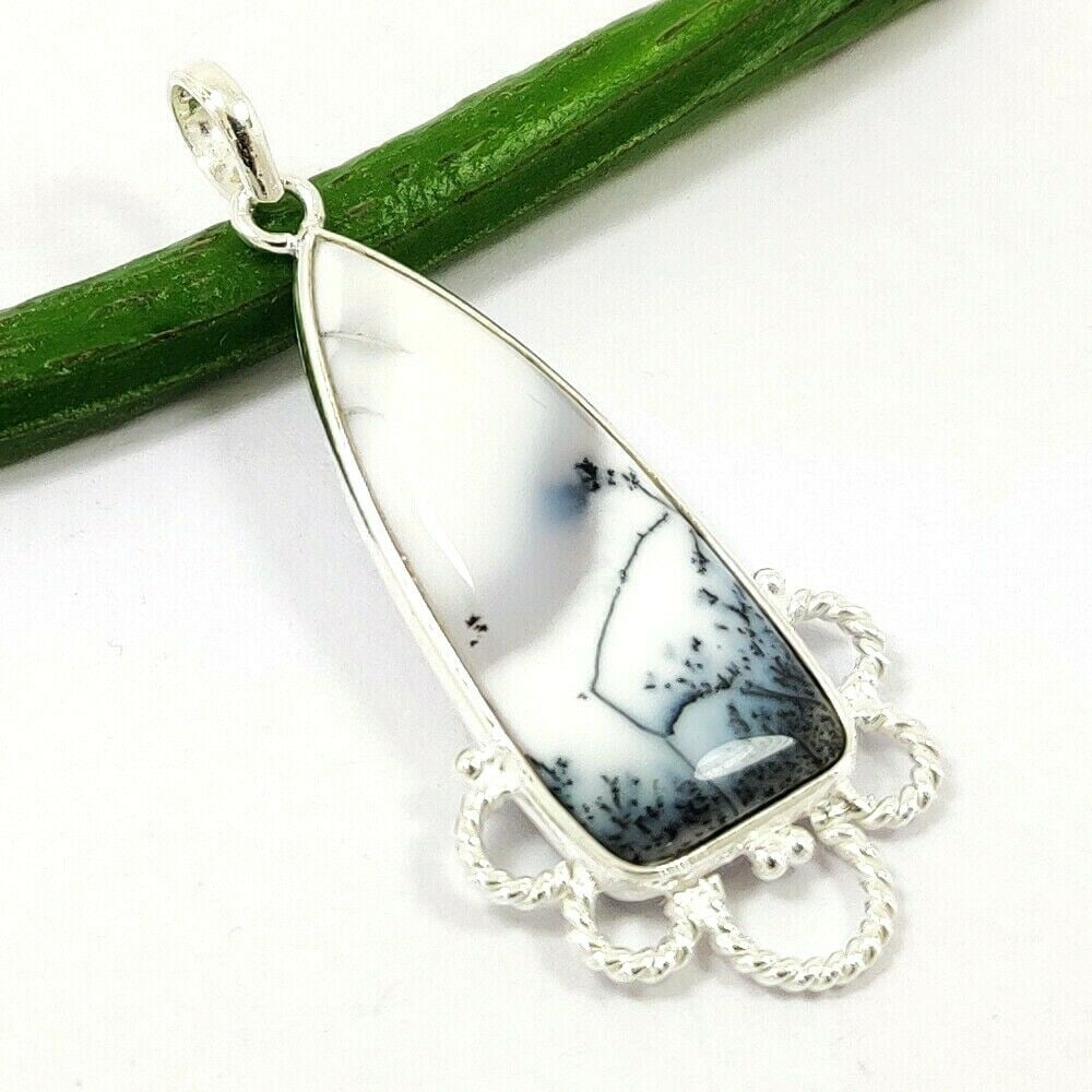 DENDRITE OPAL 92.5 STERLING SILVER PENDANT (1 of 3)