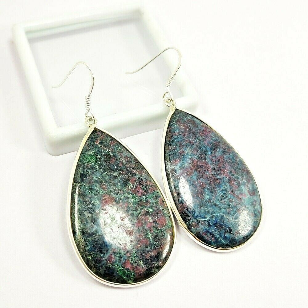 RUBY KYANITE 92.5 STERLING SILVER EARRING (1 of 2)