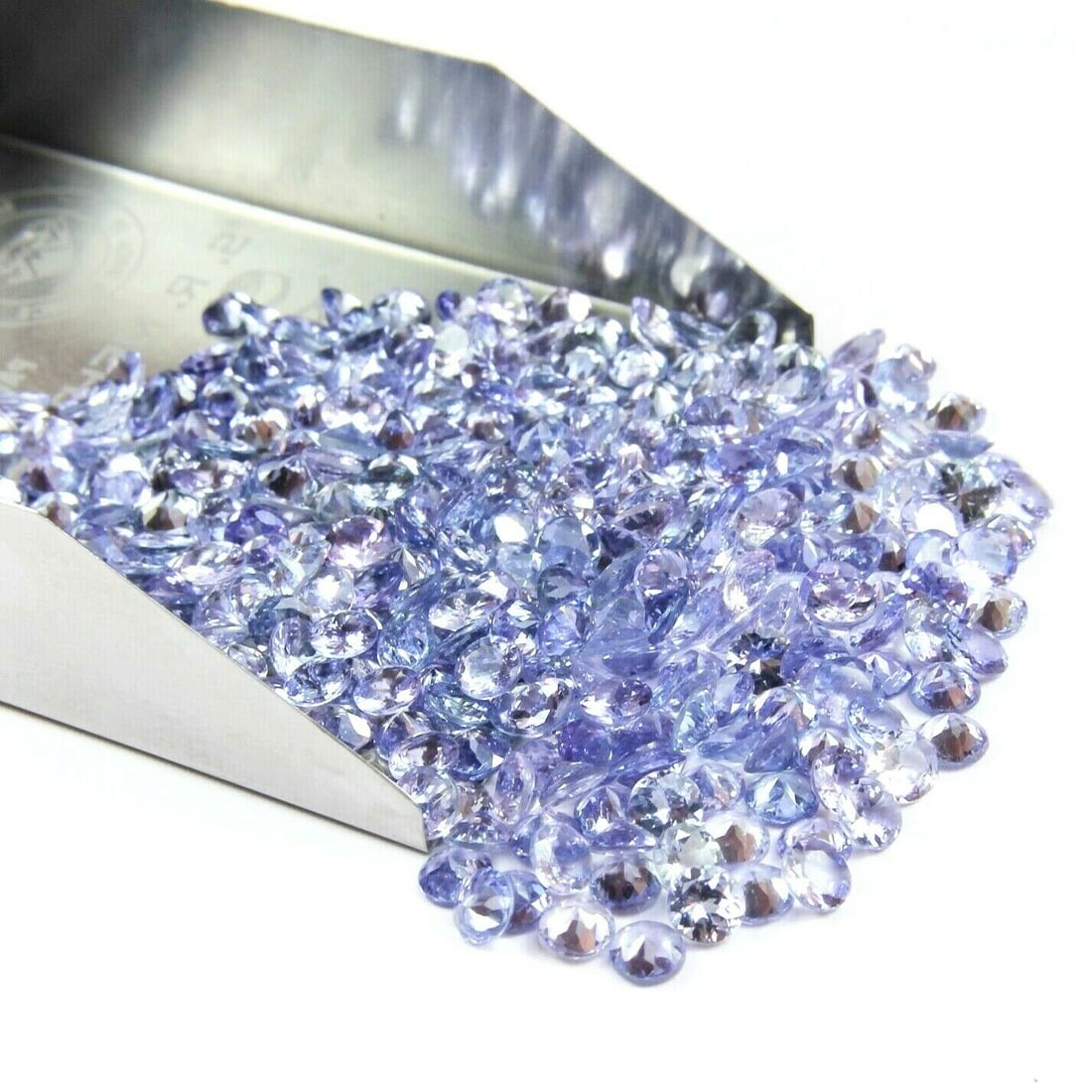 Tanzanite 2 MM Round Faceted Cut 100 Pieces (1 of 3)