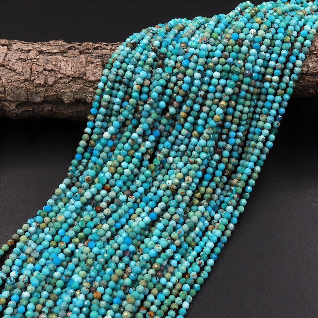Natural Turquoise Gemstone 3 mm Round Micro Faceted Beads 10 Strand: Natural Turquoise Gemstone 3 mm Round Micro Faceted Beads 10 Strand Product Type : Loose Beads Strand Gemstone : Turquoise Beads Shape : Round Micro Faceted Beads Size : 3 mm Quantity : 10