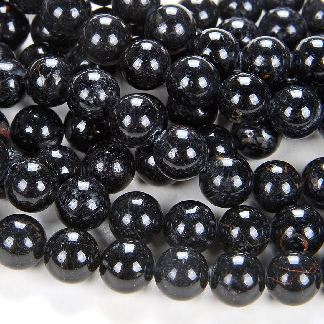 Natural Black Tourmaline Gemstone 6 mm Round Smooth Plain Beads 10 Strand: Natural Black Tourmaline Gemstone 6 mm Round Smooth Plain Beads 10 Strand Product Type : Loose Beads Strand Gemstone : Black Tourmaline Beads Shape : Round Smooth Plain Beads Size : 6 mm Quant