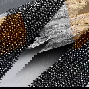 Natural Black Tourmaline Gemstone 3 mm Round Micro Faceted Beads 10 Strand: Natural Black Tourmaline Gemstone 3 mm Round Micro Faceted Beads 10 Strand Product Type : Loose Beads Strand Gemstone : Black Tourmaline Beads Shape : Round Micro Faceted Beads Size : 3 mm Qua