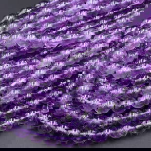 Natural African Amethyst Gemstone 4 mm Round Smooth Plain Beads 10 Strand: Natural African Amethyst Gemstone 4 mm Micro Round Smooth Plain Beads Rondelle 10 Strand 15.5 Inches Each Product Type : Loose Beads Strand Gemstone : African Amethyst Beads Shape : Round Smooth Plain