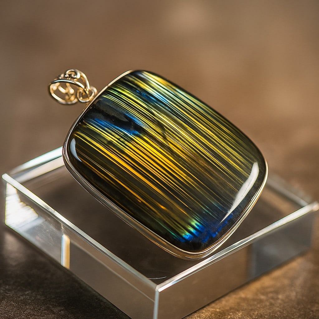 LABRADORITE 925 STERLING SILVER PENDANT (1 of 4)