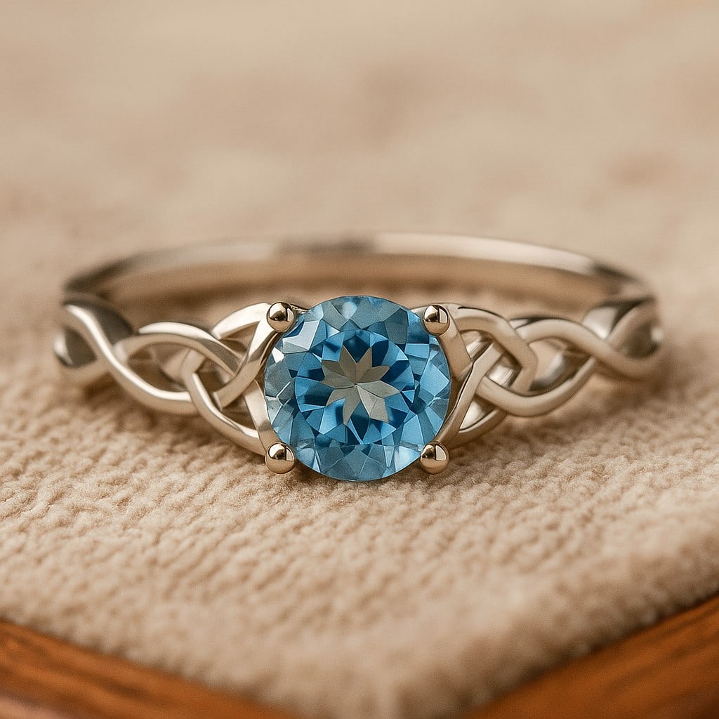 Natural Aquamarine Gemstone 92.5 Sterling Silver Ring: Natural Aquamarine Gemstone 92.5 Sterling Silver Ring Jewelry Type : Ring Gemstone : Natural Aquamarine Gemstone Shape : Round Gemstone Size : 6 MM Gemstone Quantity : 1 Piece Metal : Sil