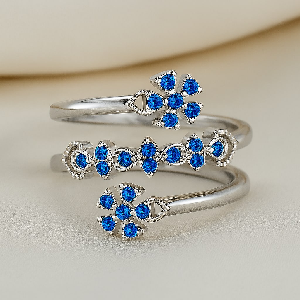 Natural Tanzanite Gemstone 92.5 Sterling Silver Ring: Natural Tanzanite Gemstone 92.5 Sterling Silver Ring Jewelry Type : Ring Gemstone : Natural Tanzanite Gemstone Shape : Round Gemstone Size : 1.7 MM, 1.5 MM Gemstone Quantity : 2 Pieces, 20 Pieces</