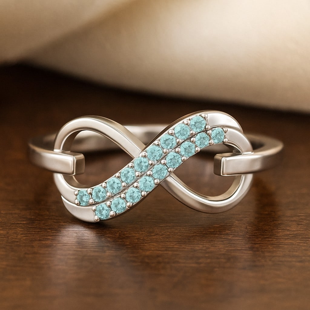 Natural Aquamarine Gemstone & Lab Grown Diamonds Silver Ring: Natural Aquamarine Gemstone & Lab Grown Diamonds Silver Ring Jewelry Type : Ring Gemstone : Natural Aquamarine Gemstone Shape : Round Gemstone Size : 1.2 MM Gemstone Quantity : 18 Pieces Met