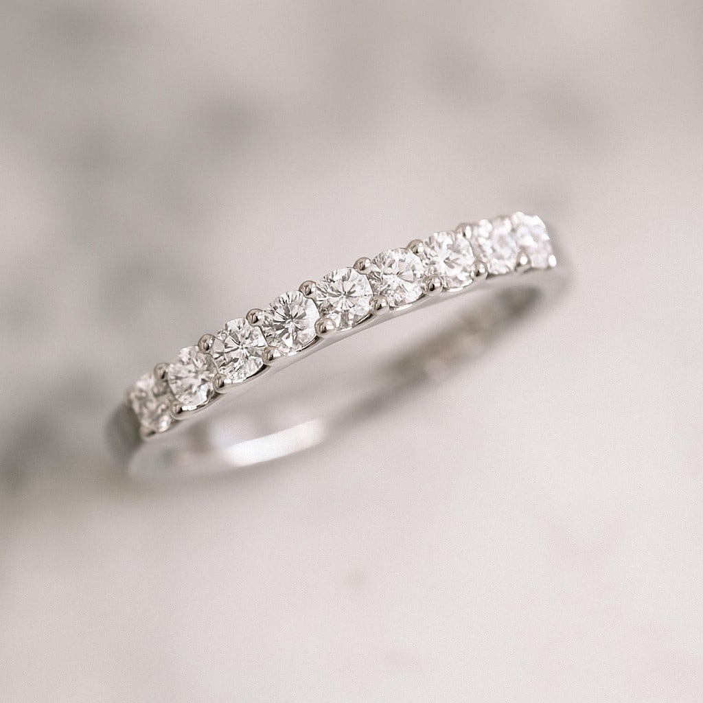 Lab Grown Diamond 92.5 Sterling Silver Ring (1 of 7)