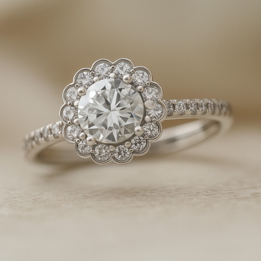 Lab Grown Diamond 92.5 Sterling Silver Ring (1 of 7)