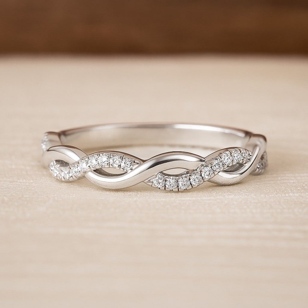 Lab Grown Diamond 92.5 Sterling Silver Ring (1 of 7)