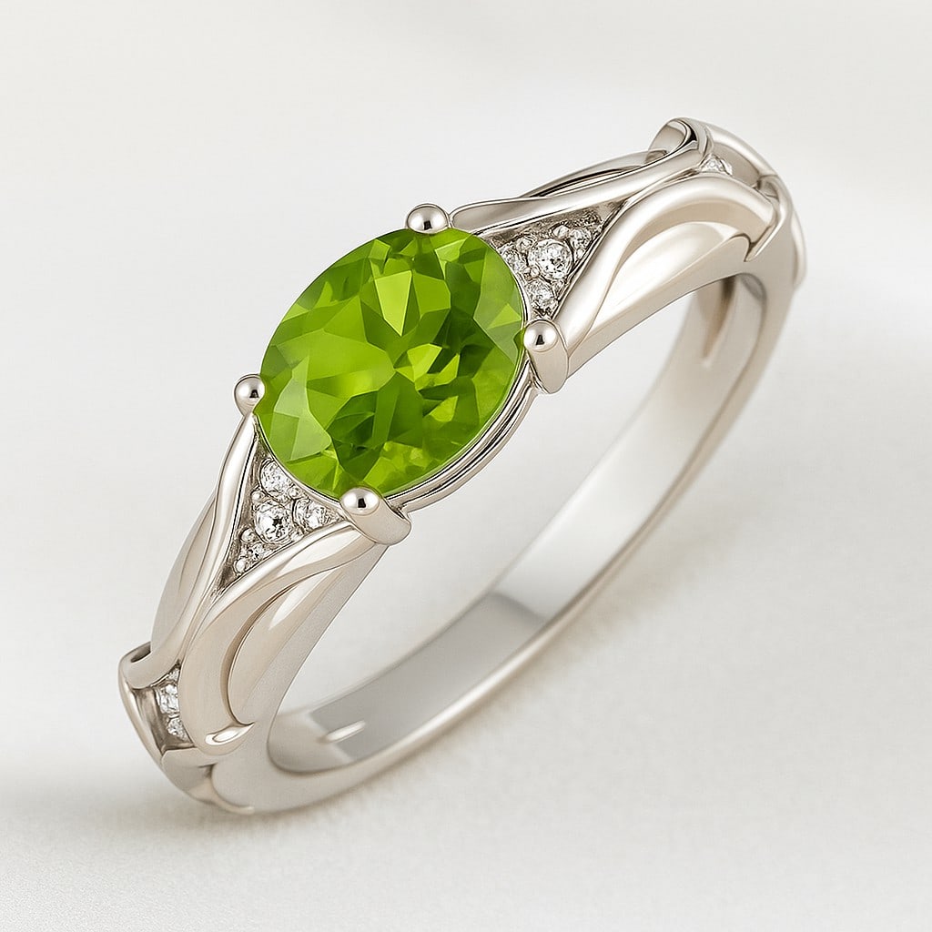 Natural Pearl Gemstone & Lab Grown Diamonds Silver Ring: Natural Pearl Gemstone & Lab Grown Diamonds Silver Ring Jewelry Type : Ring Gemstone : Natural Pearl Gemstone Shape : Oval Gemstone Size : 8x6 MM Gemstone Quantity : 1 Piece Diamond Type : Lab Grown