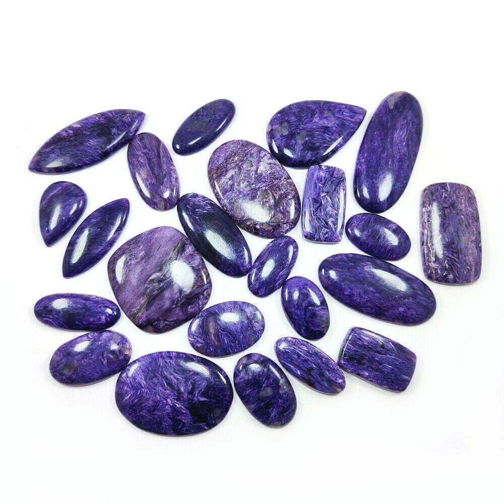 Natural Charoite Gemstone Mix Shape 1000 Cts. (1 of 2)