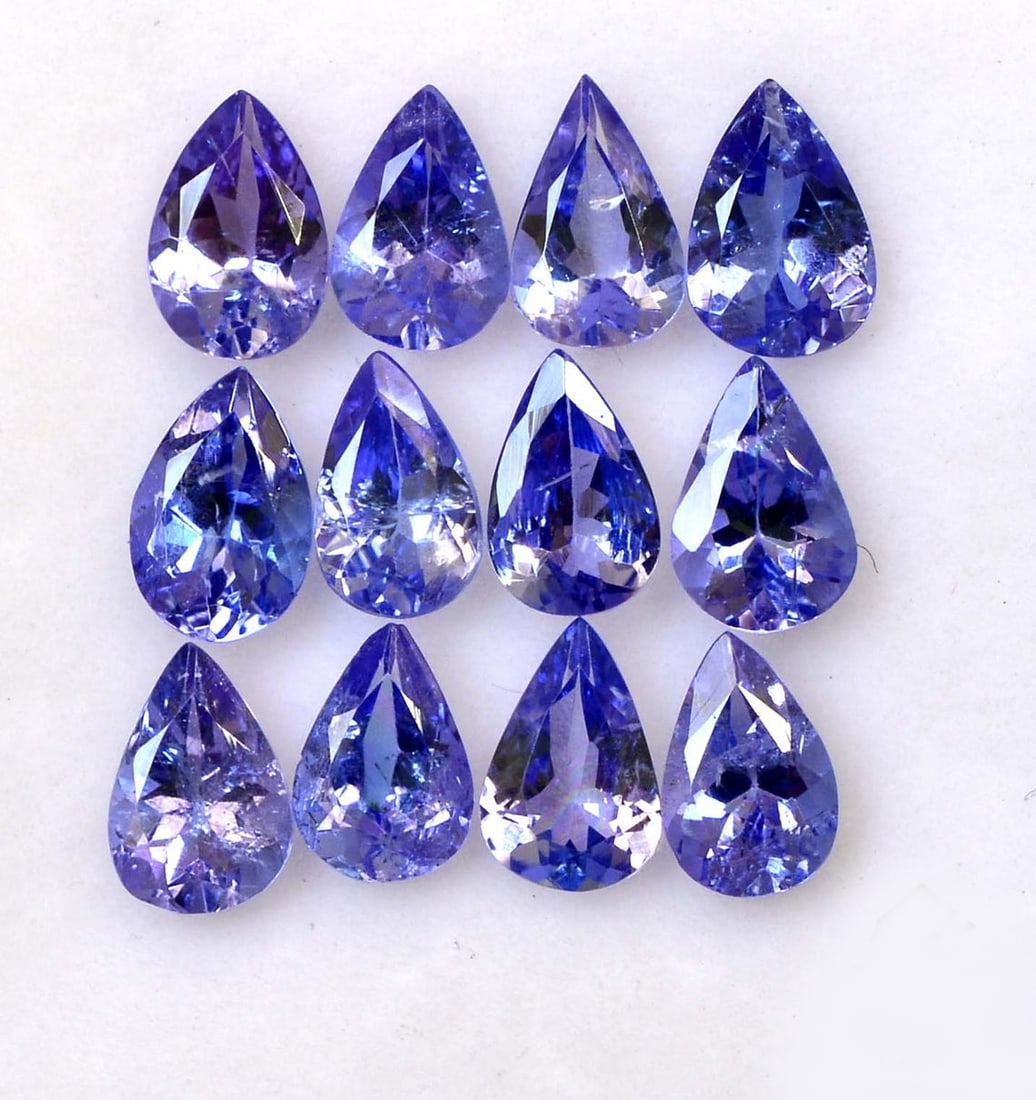 Tanzanite 5x3 MM Pear Faceted Cut 50 Pieces (1 of 4)